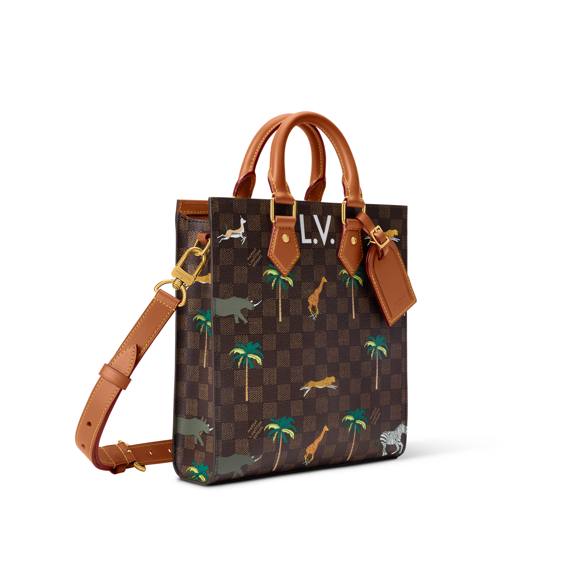 Louis Vuitton タイガーショルダーバッグ　ブラウン m46977_1.jpg
